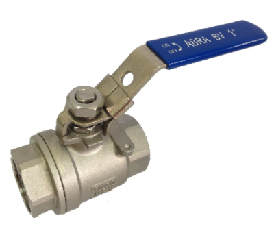 Шаровой кран ABRA-BV-A27 полнопроходной, муфтовый из нержавеющей стали В Тюмени